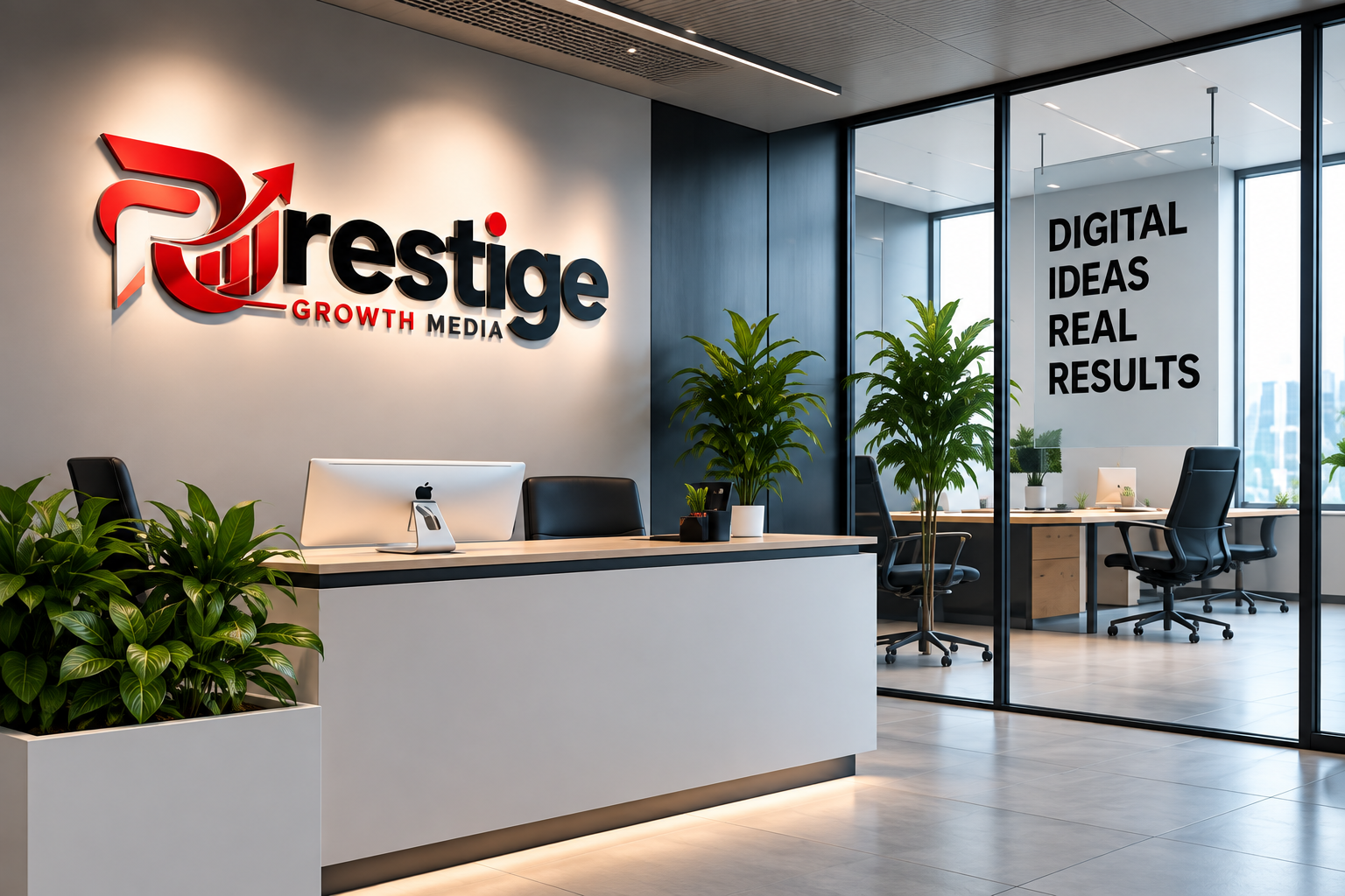 Prestige Growth Media Office - Digital Ideas Real Results