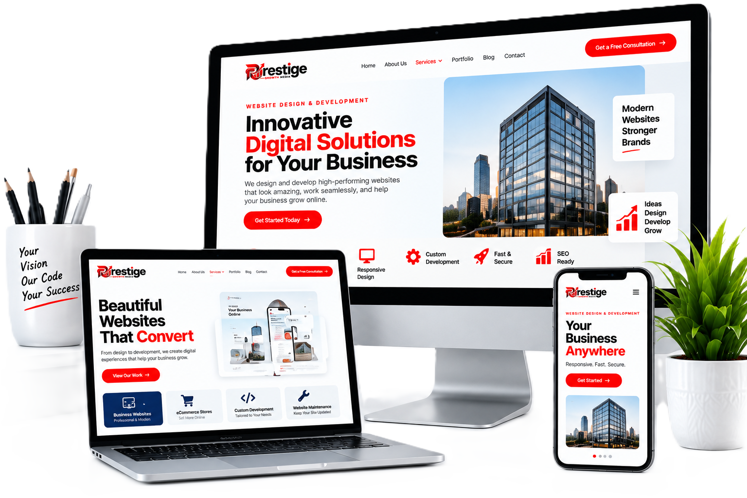 Website Design and Development Showcase