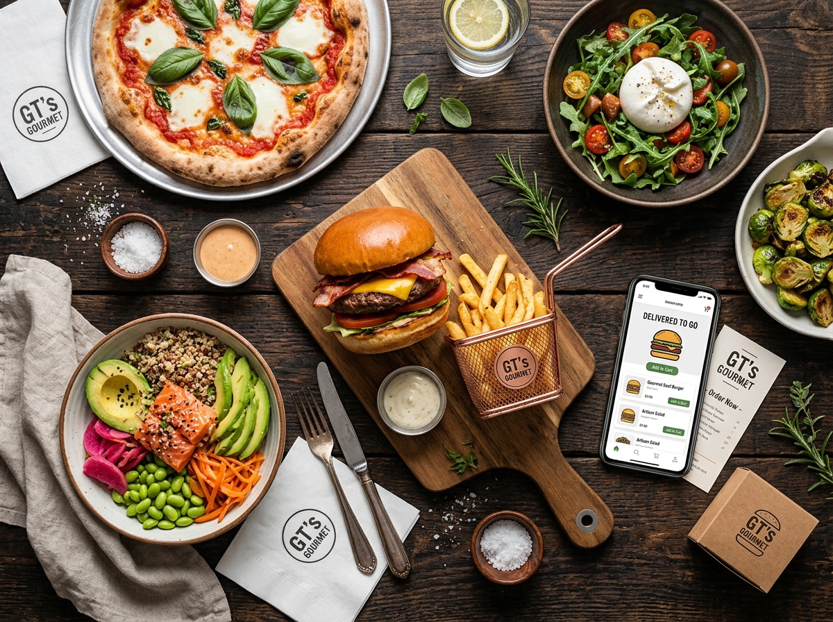 GT's Gourmet E-commerce Food Branding
